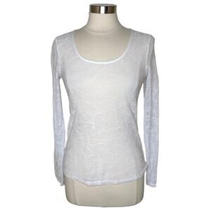 Deca De Vous A Nous Opera Open Knit Lightweight Top White‎ Women’s Size T 3 US 6